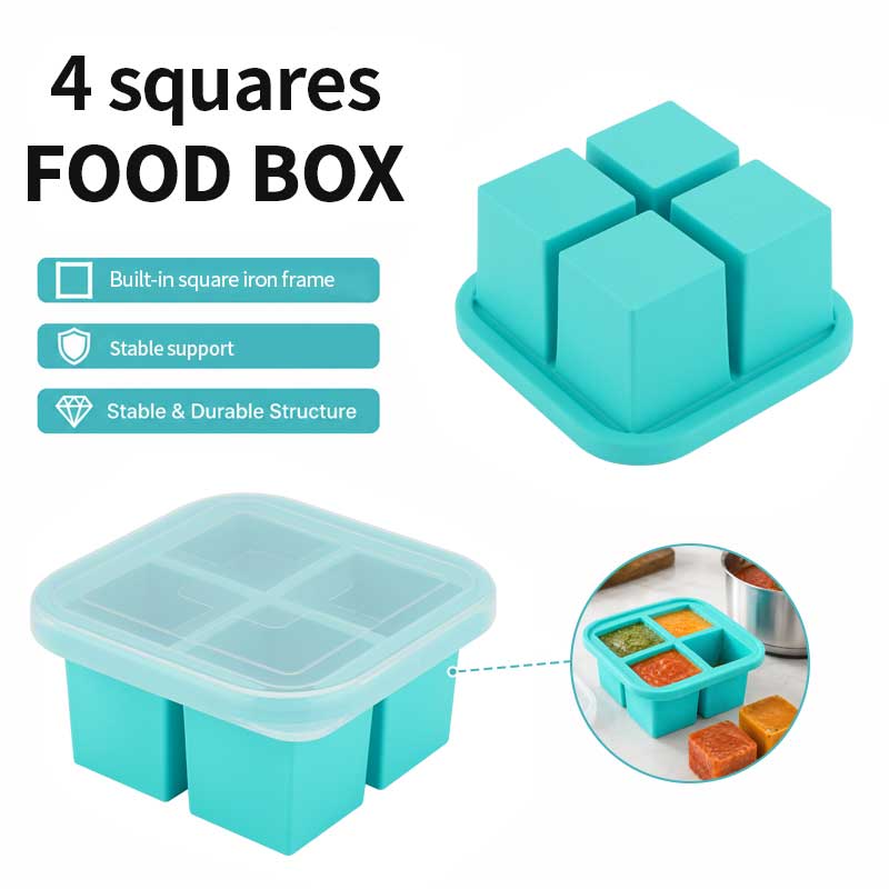 Meal Prep Easy - Silikonowy pojemnik na żywność z 4