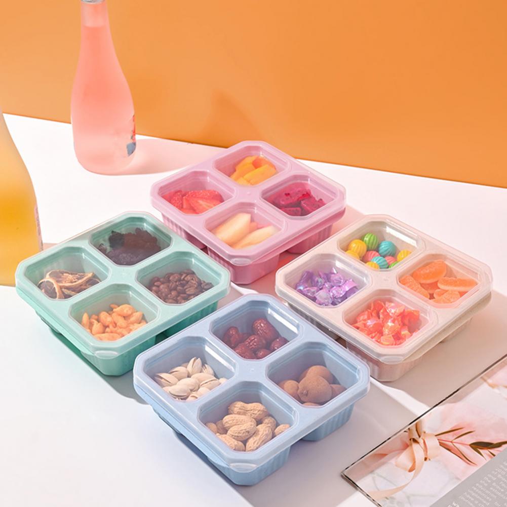 Meal Prep Easy - Pudełko na przekąski z 4 przegródkami,