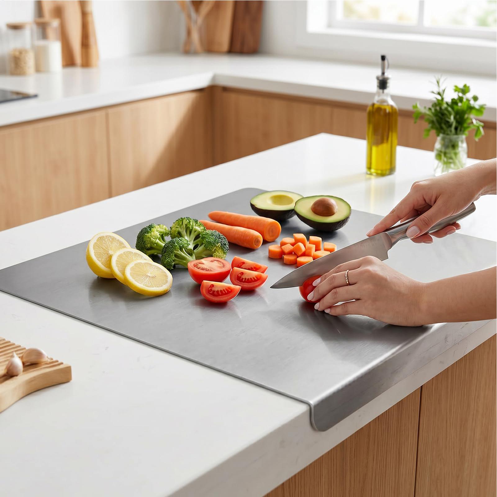Meal Prep Easy - Antypoślizgowa deska do krojenia ze stali