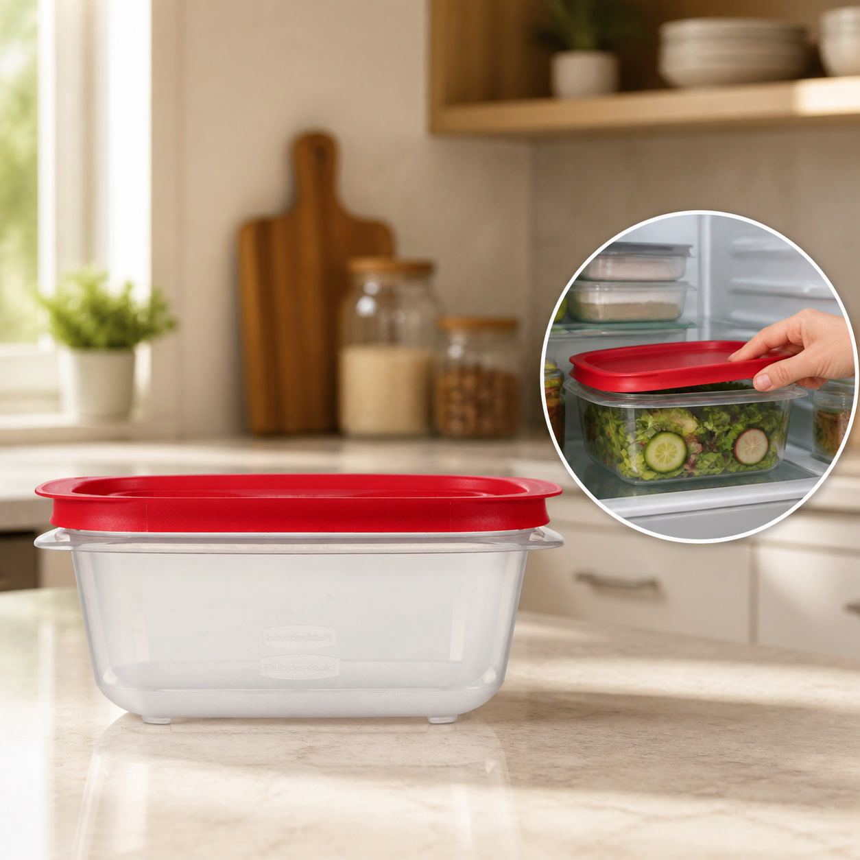 Meal Prep Easy - Prostokątny pojemnik na żywność o pojemności
