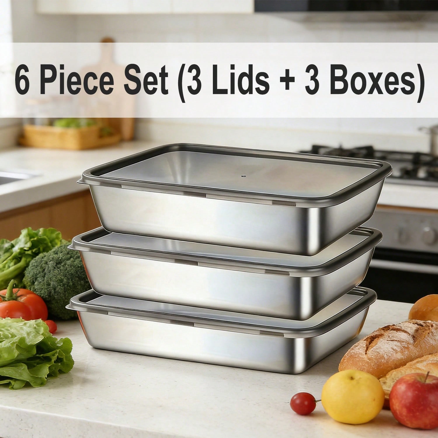 6 sztuk (3 pudełka + 3 pokrywk – Meal Prep Easy recenzja i cena