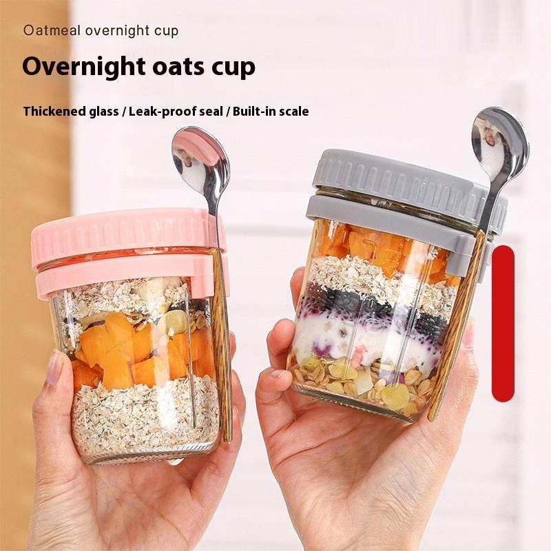 1/2 SZT. Szklany pojemnik na o – Overnight Oat Jar recenzja i cena