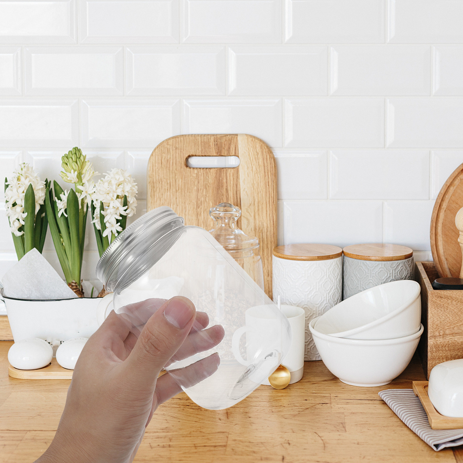 4 sztuki przezroczystych plast – Overnight Oat Jar recenzja i cena